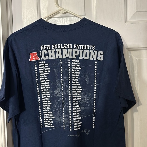 NWT Majestic American Football Conference New England Patriots Champion T-Shirt - Picture 8 of 10